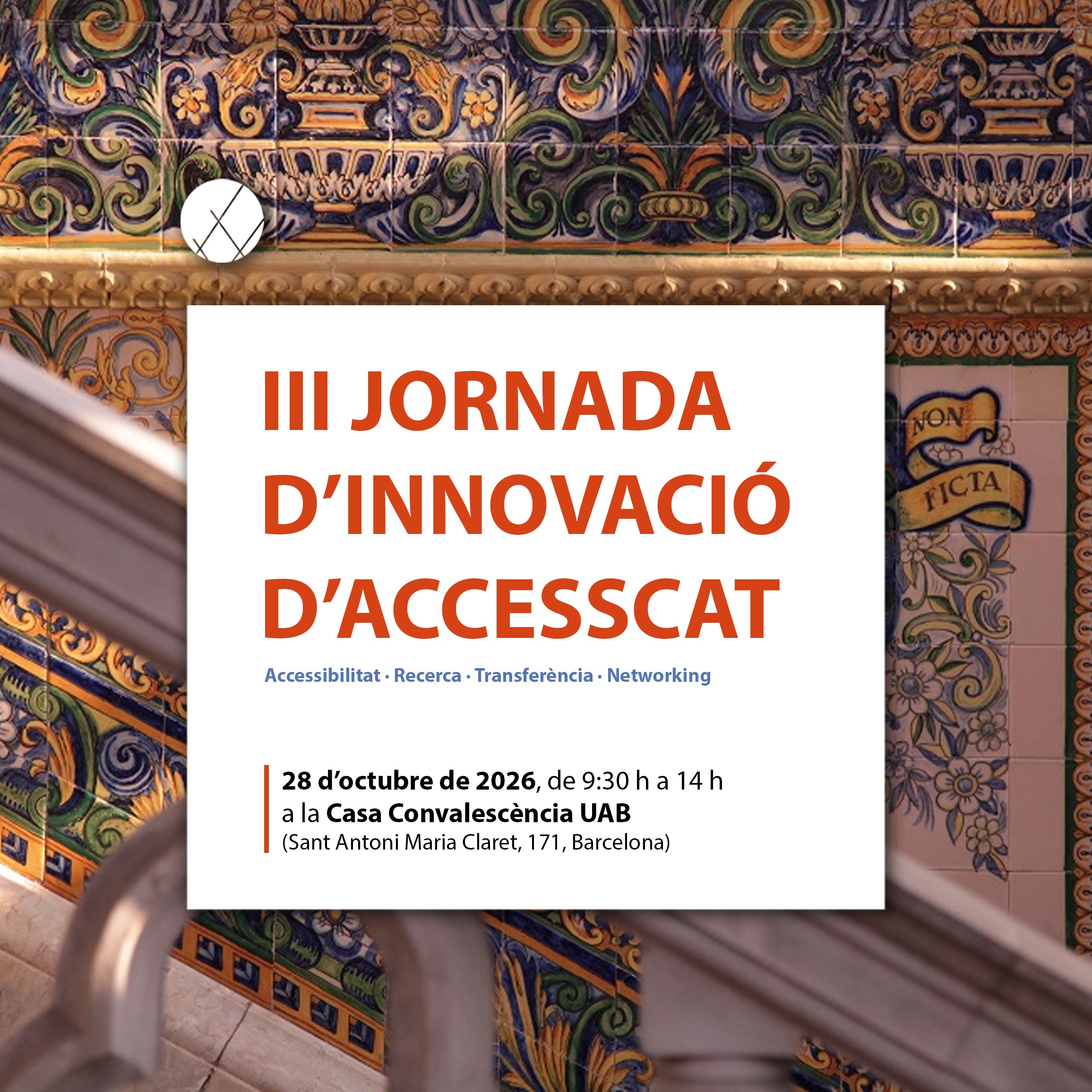 Cartel de la III Jornada d'Innovació d'AccessCat